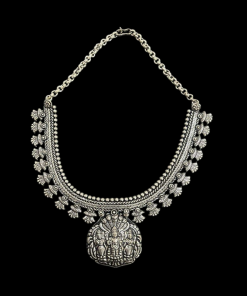 German Silver Lord Mahavishnu Pendant Necklace