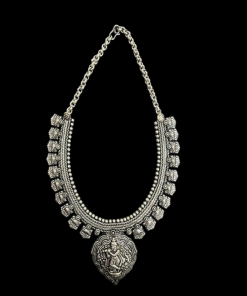 German Silver God Krishna Pendant Necklace