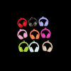 Mixed Colour Headphones Charm