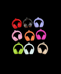 Mixed Colour Headphones Charm