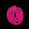 Velvet Beads 8mm - Rani Pink