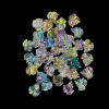 Pastel Color Maple Leaf Acrylic Bead Charm