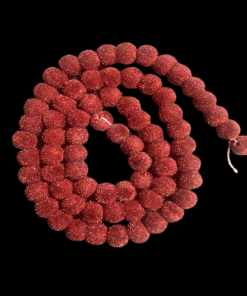 Velvet Beads 6 mm - Maroon