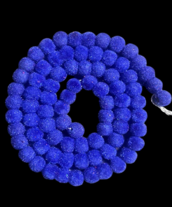 Velvet Beads 6 mm - Blue