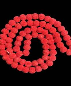 Velvet Beads 6 mm - Red