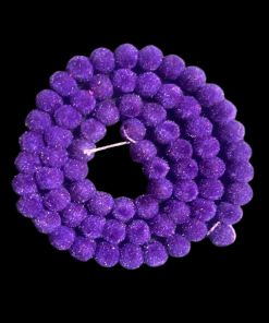 Velvet Beads 6 mm - Purple