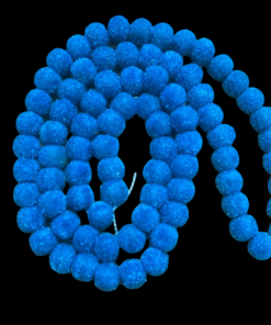 Velvet Beads 6 mm – Blue