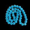 Velvet Beads 10 mm - Blue