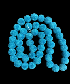 Velvet Beads 10 mm - Blue
