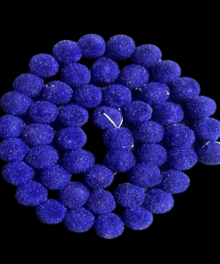 Velvet Beads 10 mm - Royal Blue