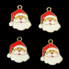 Santa Claus Enamel Charm