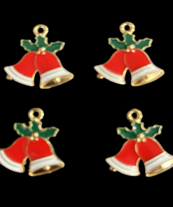 Christmas Bell Enamel Charm