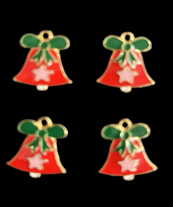 Christmas Bell Enamel Charm