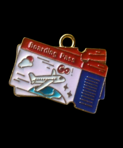 Travel Vacation Holiday Charm - Boarding Pass