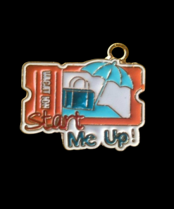 Travel Vacation Holiday Charm - Start Me Up