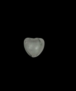 Heart Transparent Flat Back Glass Cabochons 18 mm