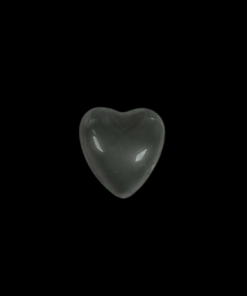 Heart Transparent Flat Back Glass Cabochons 20 mm