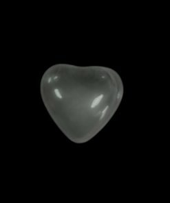 Heart Transparent Flat Back Glass Cabochons 25 mm