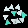 Triangle Shape Mirror