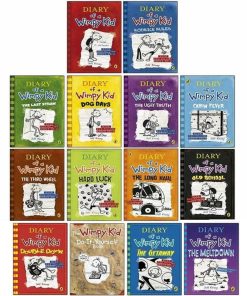 Diary of a Wimpy Kid Books Set: 14 Books by Jeff Kinney