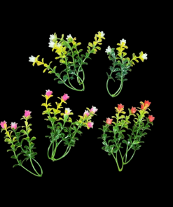 Miniature Plastic Plant - Mixed Colour