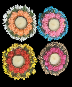 Pre-Owned Decorative Pollen Tealight Candle Holder