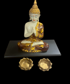 Buddha Idol with Tray for Home Decor