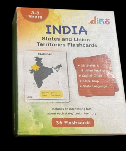 Toys-Learning Dino India States and Capital Flashcards