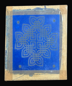 Wooden Square Padi Kolam Rangoli Stencil