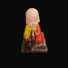 Solar Buddha Moving Head Little Monk Figurine