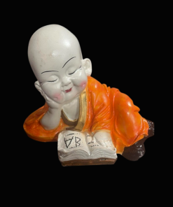 Baby Monk Buddha Reading Book