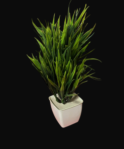 Artificial Faux Plants in White Pot