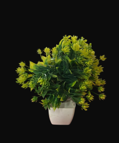 Artificial Bonsai Tree Plants with White Pot