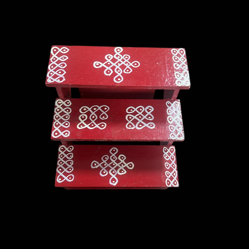 Mini 3 Steps Diya Golu stand