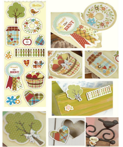 Retro Style 3D Stickers - Hello
