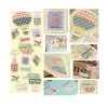 Retro Style 3D Stickers - Away We Go