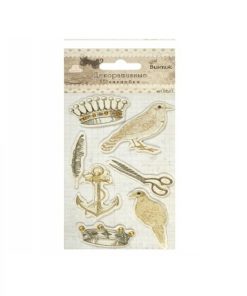 Vintage Style 3D Stickers - Crown