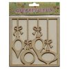 Wooden Embellishments Pack - Christmas Ornament