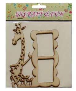 Wooden Embellishments Pack - Giraffe