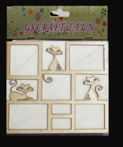 Wooden Embellishments Pack - Cat