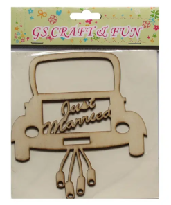 Wooden Embellishments Pack - Just Married