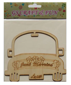 Wooden Embellishments Pack - Just Married