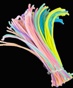 Chenille Stems or Pipe Cleaners, Pack of 100 - Pastel Colour