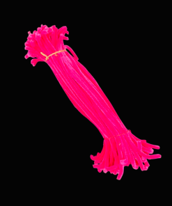 Chenille Stems or Pipe Cleaners, Pack of 100 - Dark Pink