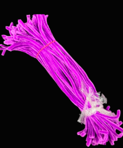 Chenille Stems or Pipe Cleaners, Pack of 100 - Purple