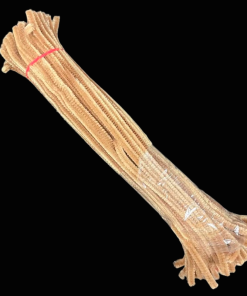 Chenille Stems or Pipe Cleaners, Pack of 100 - Pastel Brown