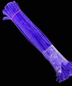 Chenille Stems or Pipe Cleaners, Pack of 100 - Dark Purple