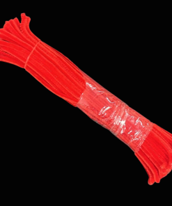 Chenille Stems or Pipe Cleaners, Pack of 100 - Red