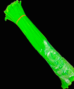Chenille Stems or Pipe Cleaners, Pack of 100 - Fluorescent Green