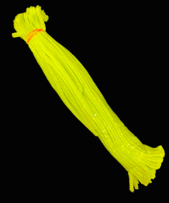 Chenille Stems or Pipe Cleaners, Pack of 100 - Fluorescent Yellow